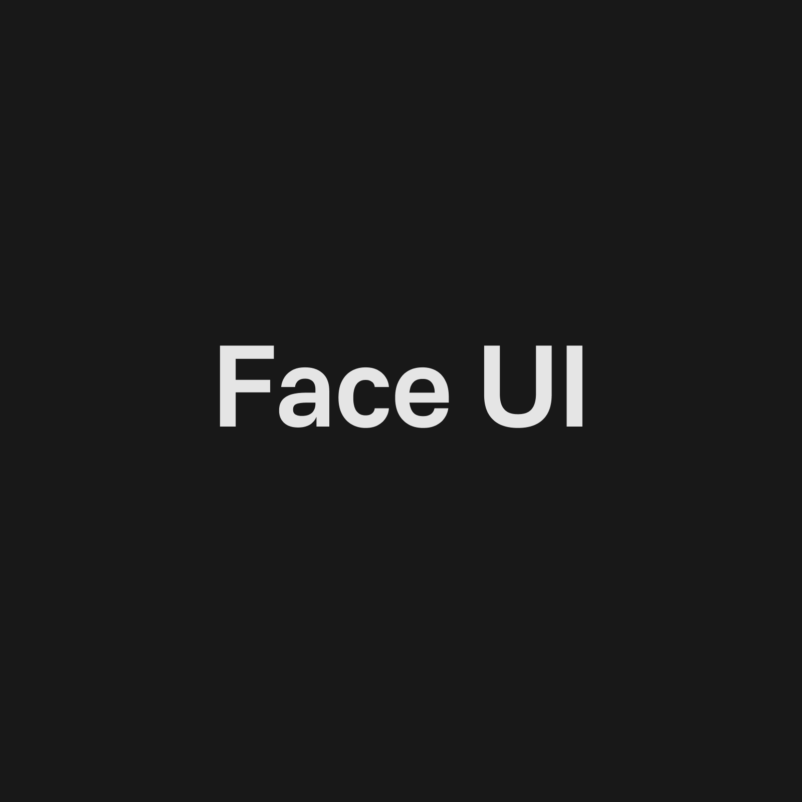 Face UI logo